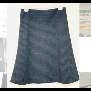 EXPRESS•black stripes A-line skirt size S women